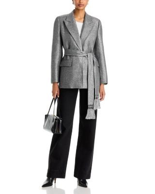 Kobi Halperin Trinity Wool Blend Belted Jacket