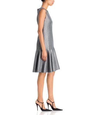 Kobi Halperin Brett Metallic Drop Waist Dress