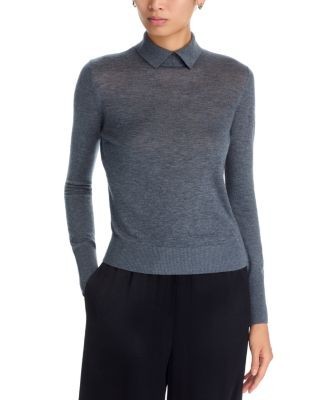 Kobi Halperin Karli Collared Marled Sweater