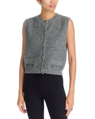 Kobi Halperin Lilah Sleeveless Button Front Sweater