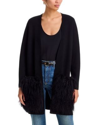 Kobi Halperin Cori Faux Fur Pocket Sweater