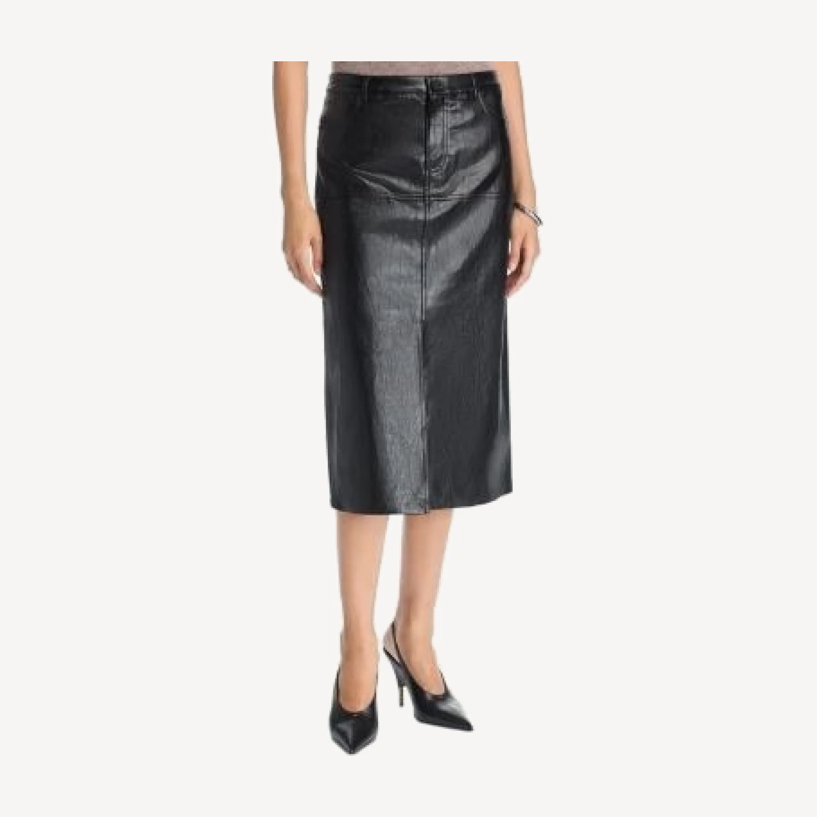 Kobi Halperin Leslie Faux Leather Pencil Skirt