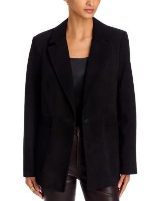 Kobi Halperin Claudia Notch Lapel Leather Jacket
