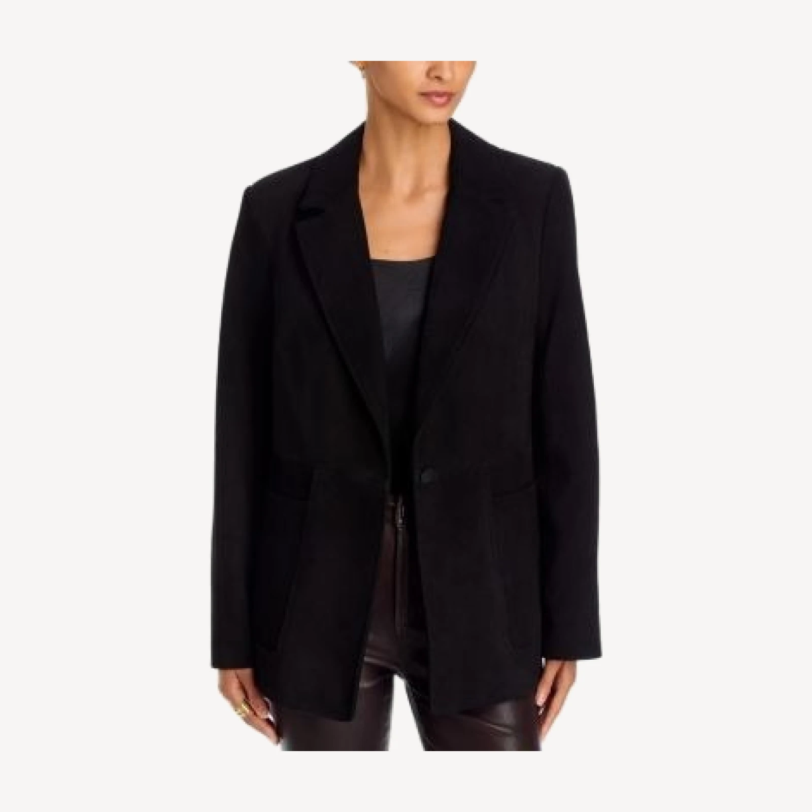 Kobi Halperin Claudia Notch Lapel Leather Jacket