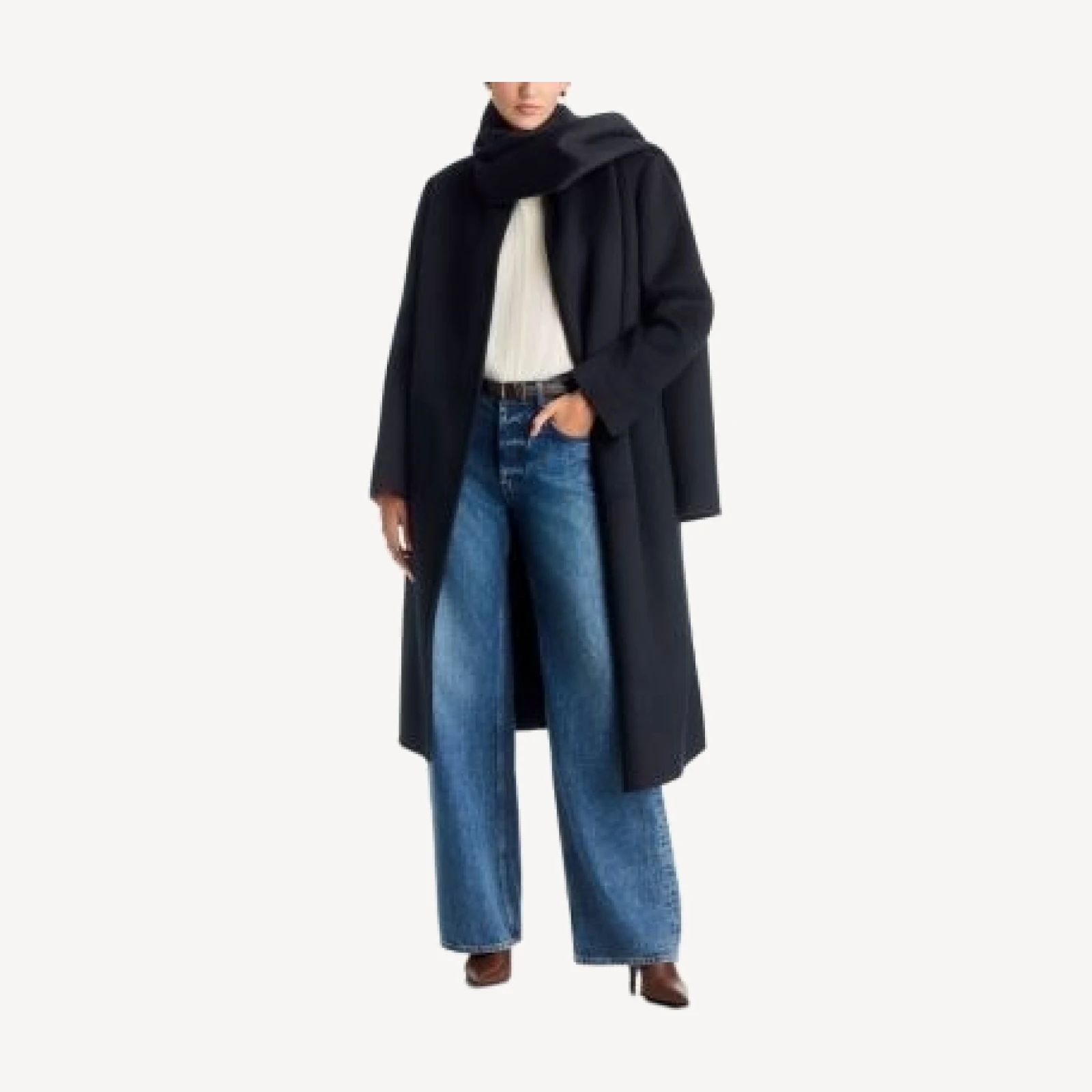 Kobi Halperin Olivia Wool Blend Coat with Scarf