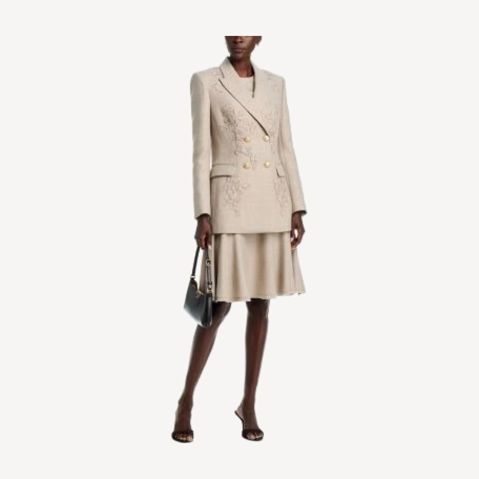 Kobi Halperin Violet Embroidered Wool Jacket