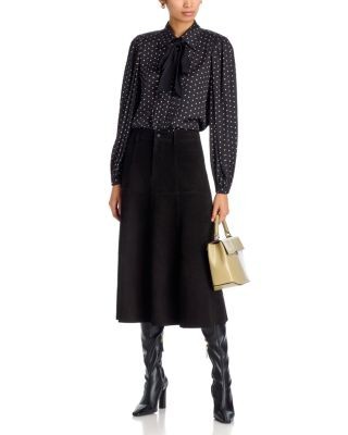 Kobi Halperin Julian Silk Blend Printed Blouse