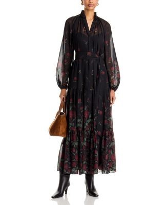Kobi Halperin Robin Printed Maxi Dress