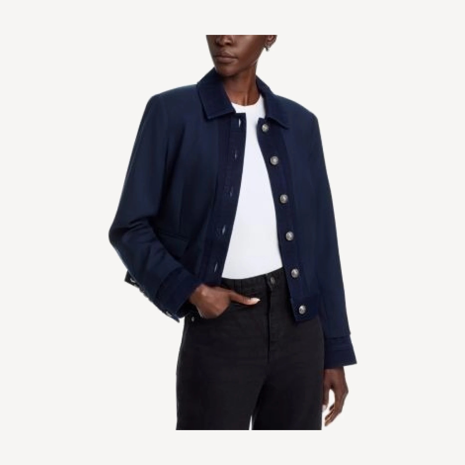 Kobi Halperin Michelle Denim Trim Jacket