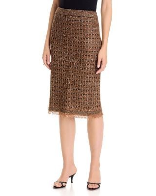 Kobi Halperin Juliette Tweed Pencil Skirt
