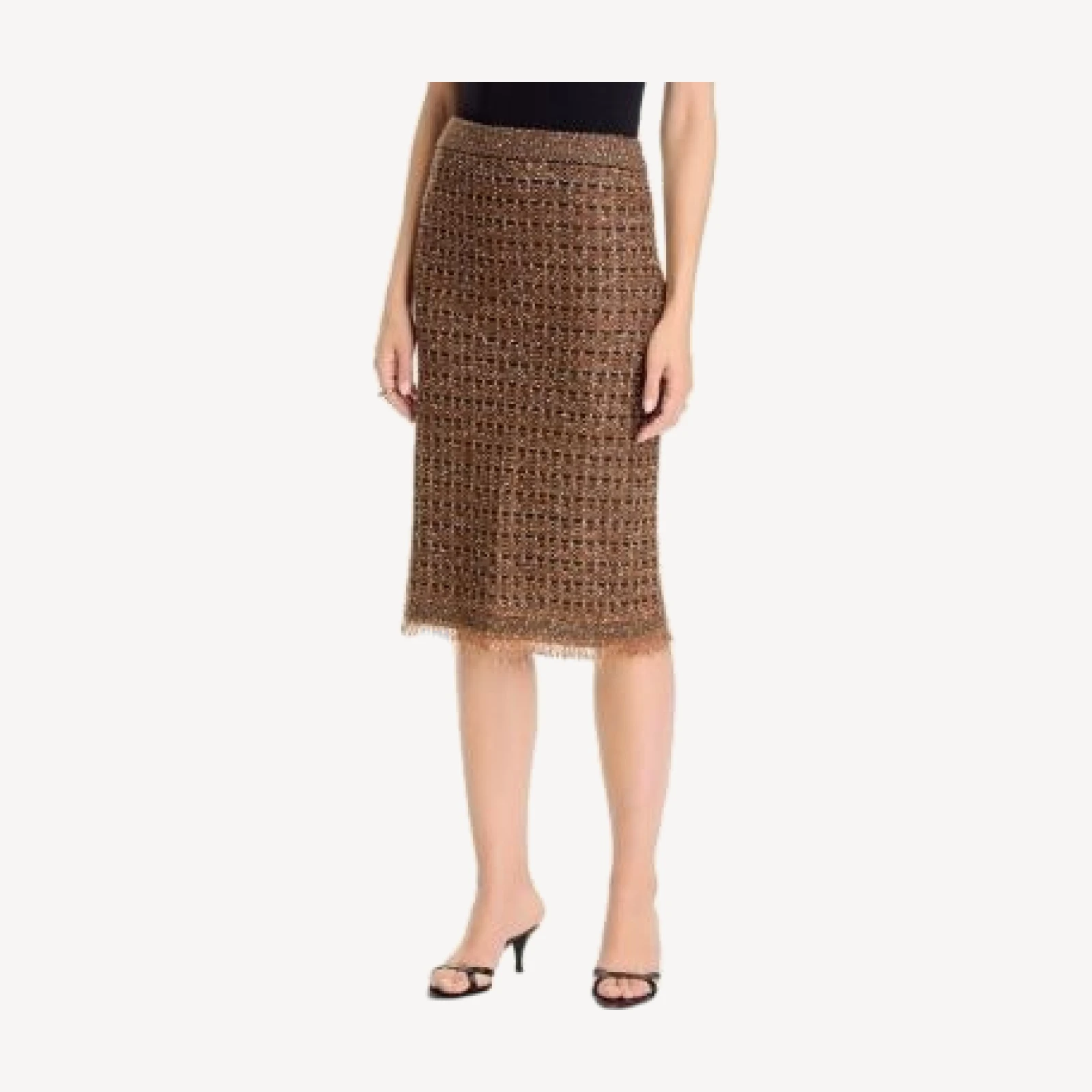 Kobi Halperin Juliette Tweed Pencil Skirt