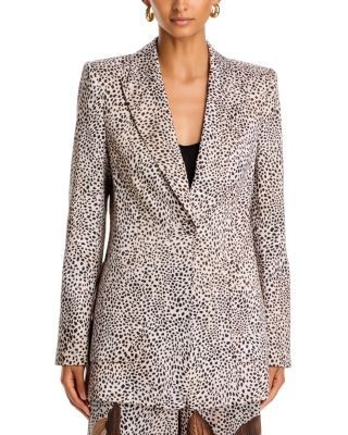 Kobi Halperin Olive Printed One Button Jacket