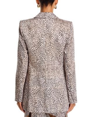 Kobi Halperin Olive Printed One Button Jacket