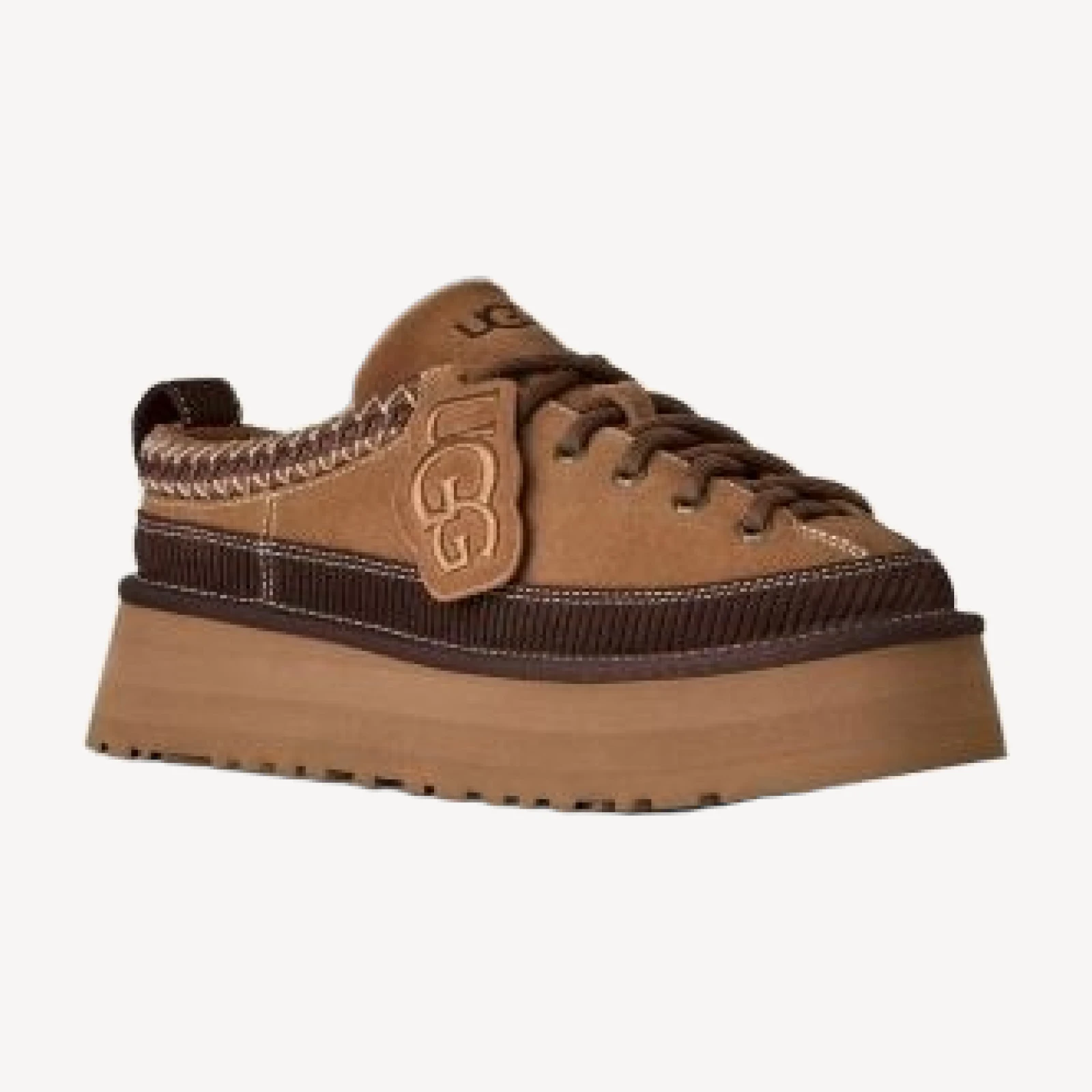 Ugg Women's Heritage Lace-Up Shearling Lined Slippers