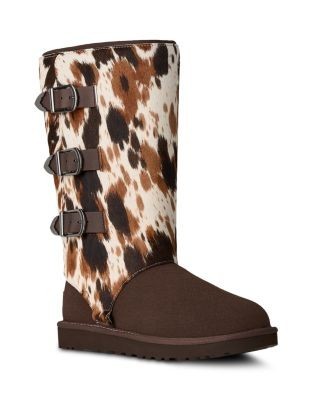 Ugg Women's Classic Tall Western Calf Hair & Suede Knee High Boots