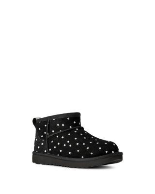 Ugg Girls Classic Ultra Mini Shiny Dots Suede Boots - Little Kid, Big Kid