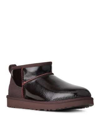 Ugg Women's Classic Ultra Mini Crinkle Shearling Lined Boots