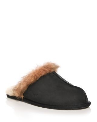Ugg Women's Scuffette Nubuck & Shearling Slippers