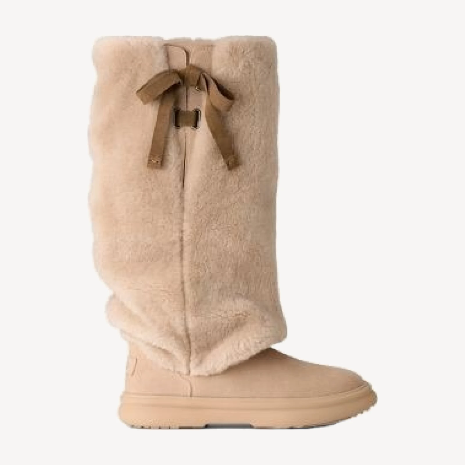Ugg Women's Apres City Tall Shearling & Suede Knee High Boots