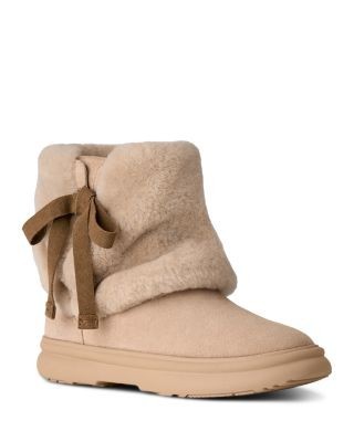 Ugg Women's Apres City Suede & Sheepskin Ankle Boots