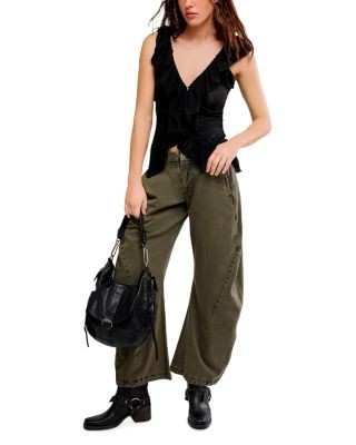 Free People Blythe Ruffle Front Vest