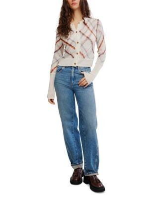 Free People Highland Mist Long Sleeve Cardigan