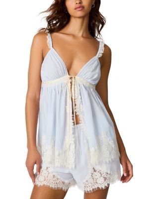 Steve Madden Mazie Lace Trim Top