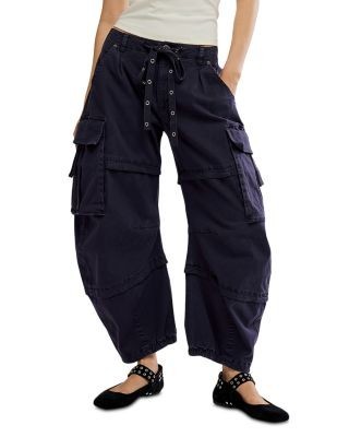 Free People Reef Curved Cargo Twill Pants
