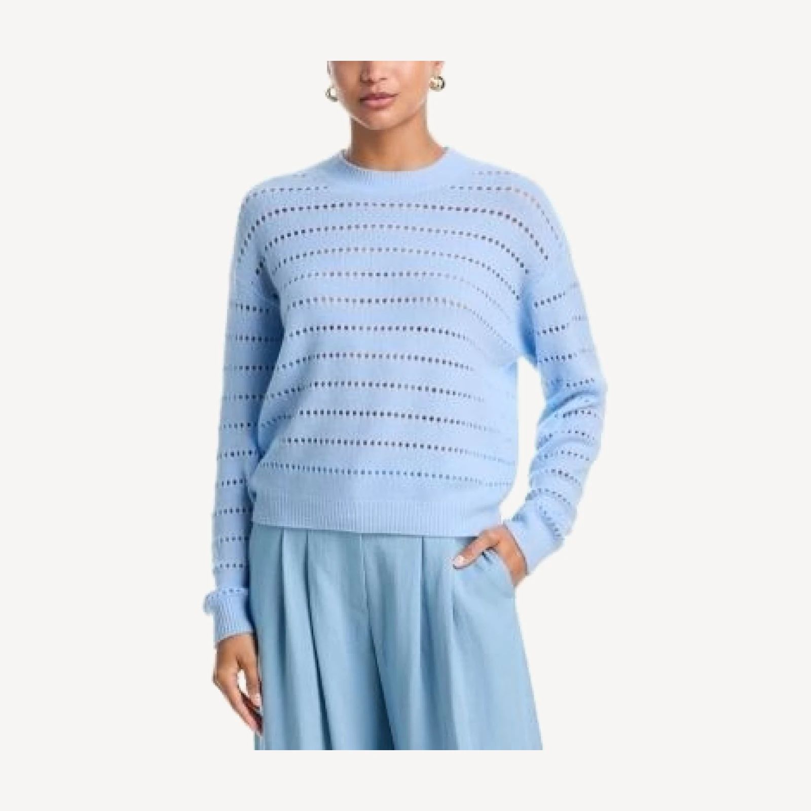 Aqua Cashmere 100% Cashmere Crewneck Sweater - Exclusive