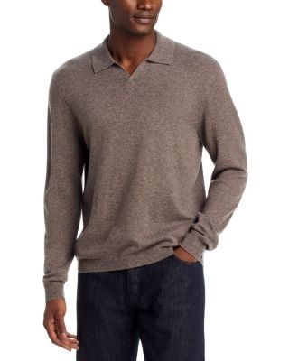 The Men's Store at Bloomingdale's Johnny Collar Wool Cashmere Polo Shirt - Exclusive