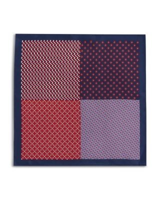 The Men's Store at Bloomingdale's Geometric Quadrant Silk Pocket Square - Exclusive