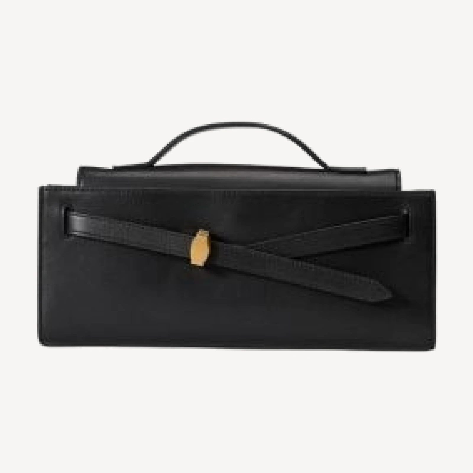 Veronica Beard Dash Leather Clutch Bag