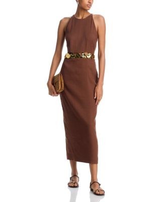 Veronica Beard Isla Open Midriff Dress