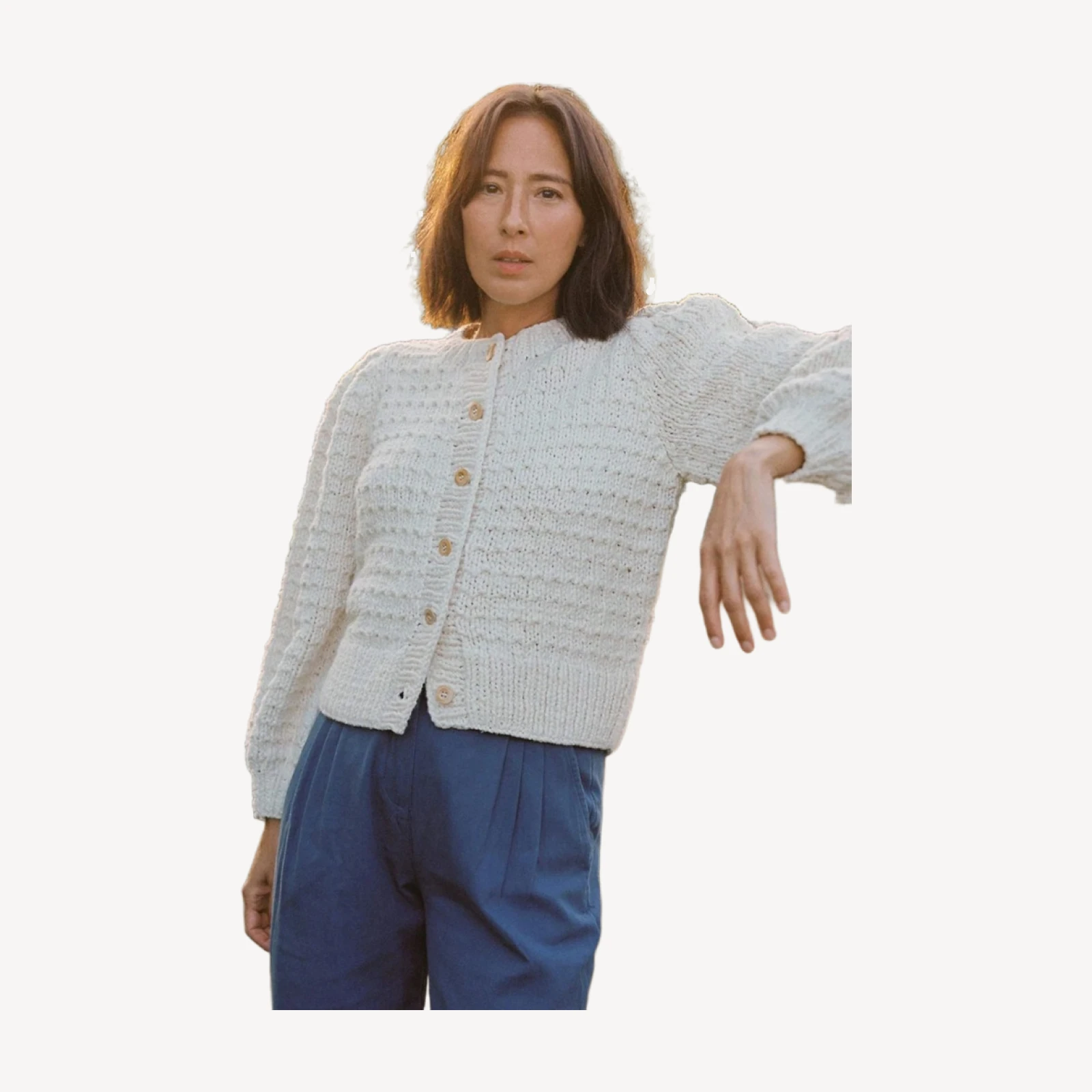 The Nola Cardigan | Creme