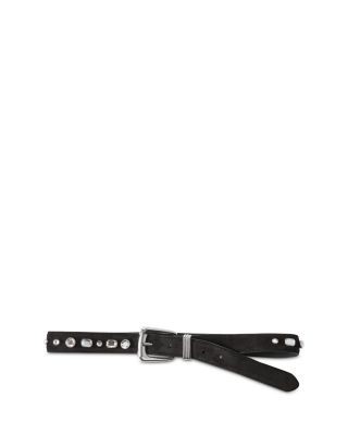 Veronica Beard Suede Crystal Arch Belt