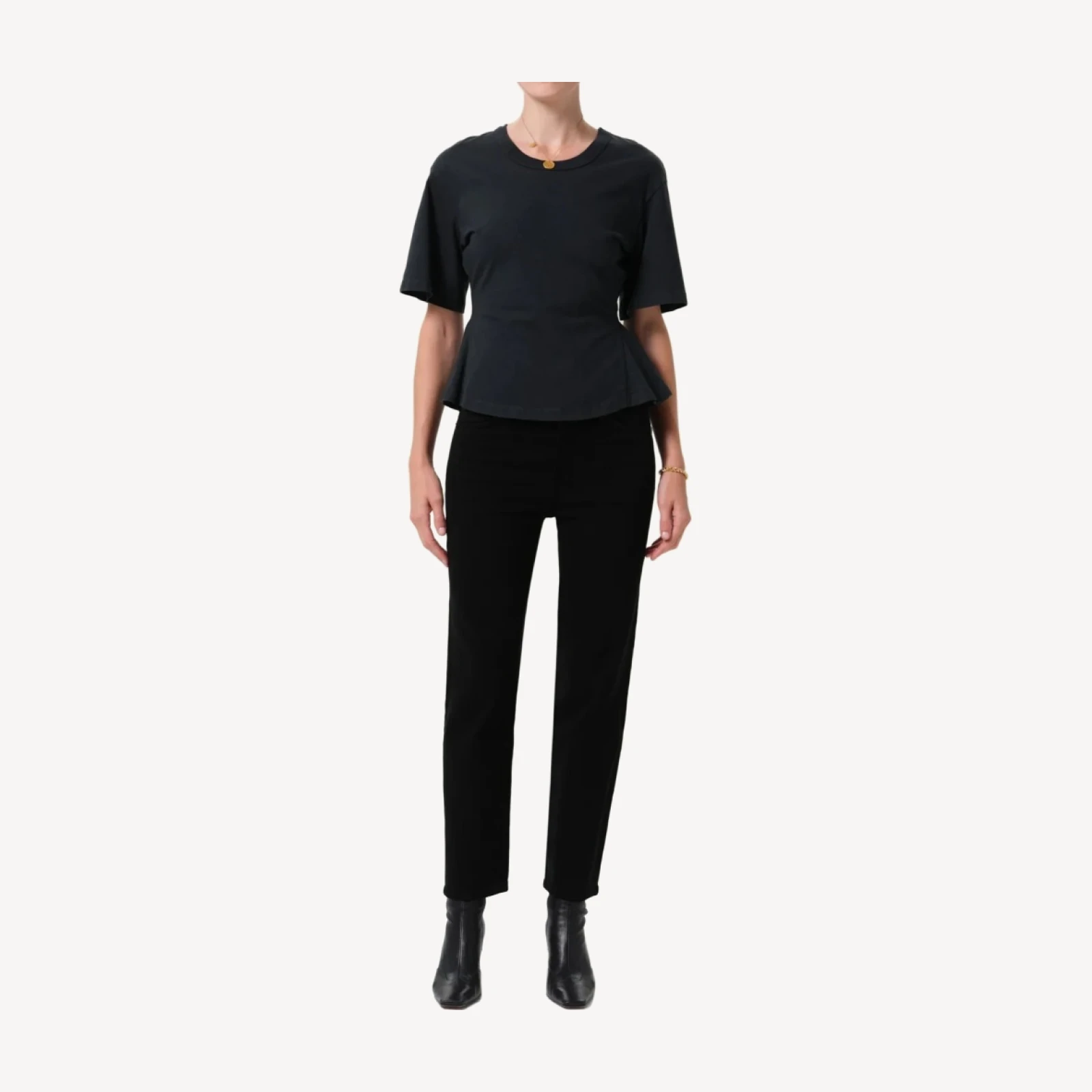 Caia Straight in Plush Black