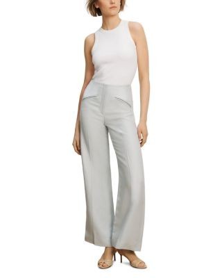 Veronica Beard Cassidee Wide-Leg Pants