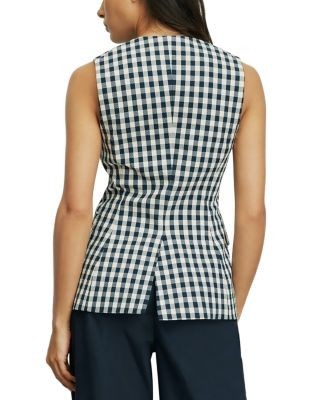 Veronica Beard Lois Gingham Vest
