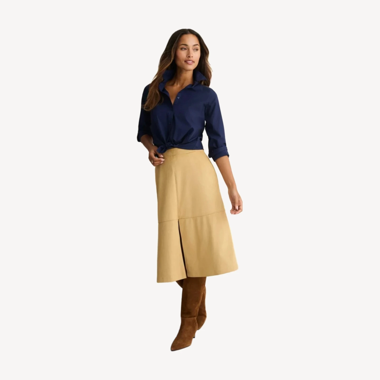 Faux Suede Amalia Skirt