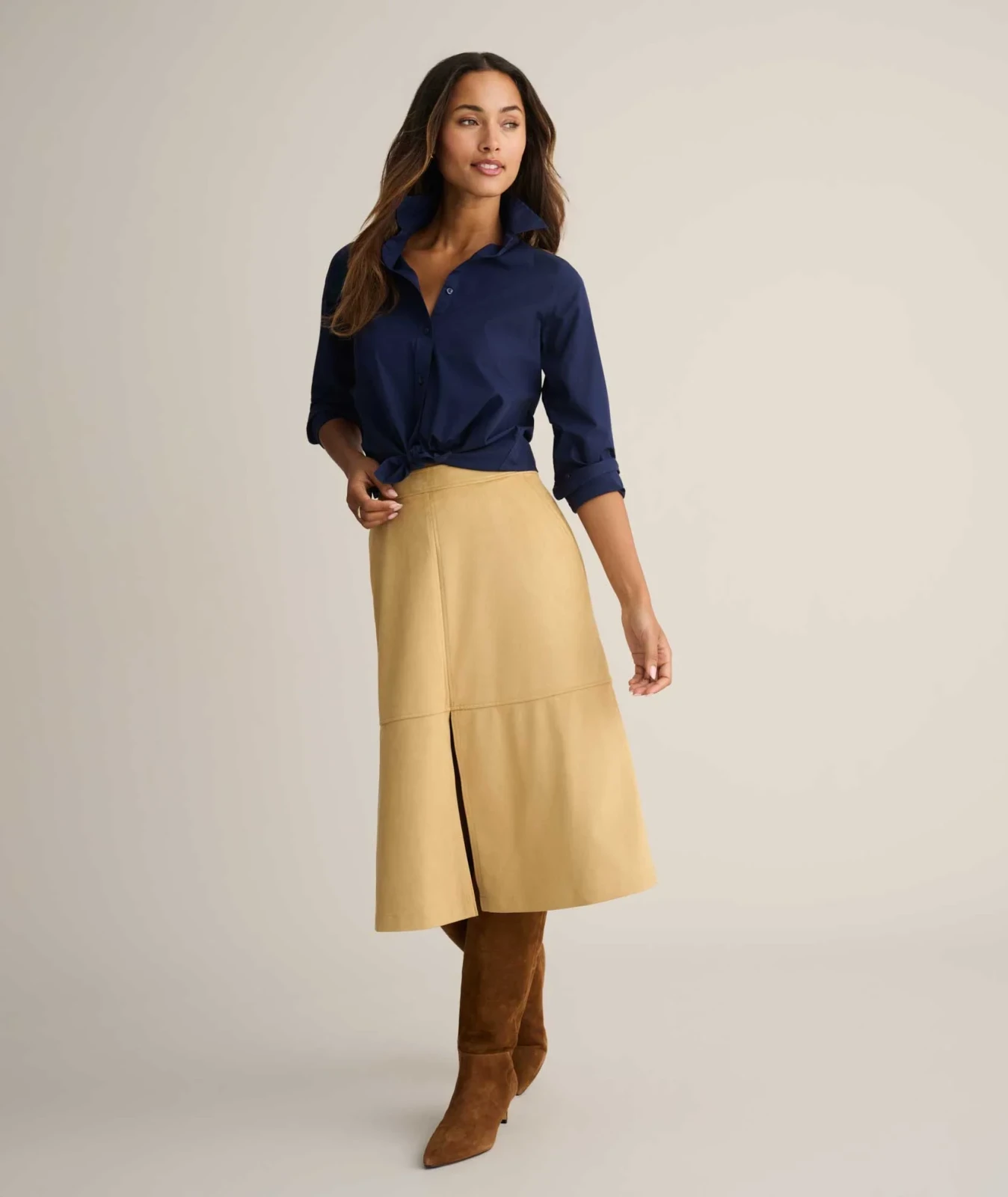 Faux Suede Amalia Skirt