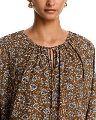 Veronica Beard Rhosen Long Sleeve Blouse