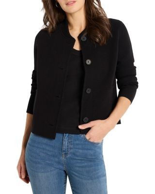 Nic+Zoe Knit Bomber Jacket