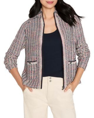 Nic+Zoe Tuck Stitch Color Wheel Jacket