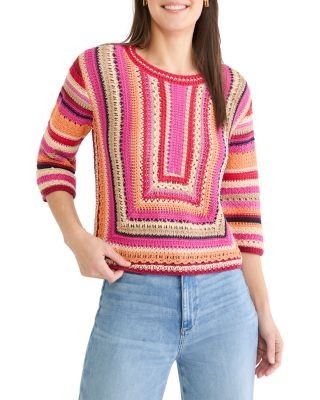 Nic+Zoe Pastiche Mix Sweater