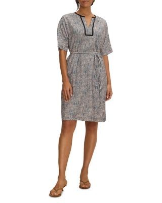 Nic+Zoe Sun Speckle Devon Trimmed Dress