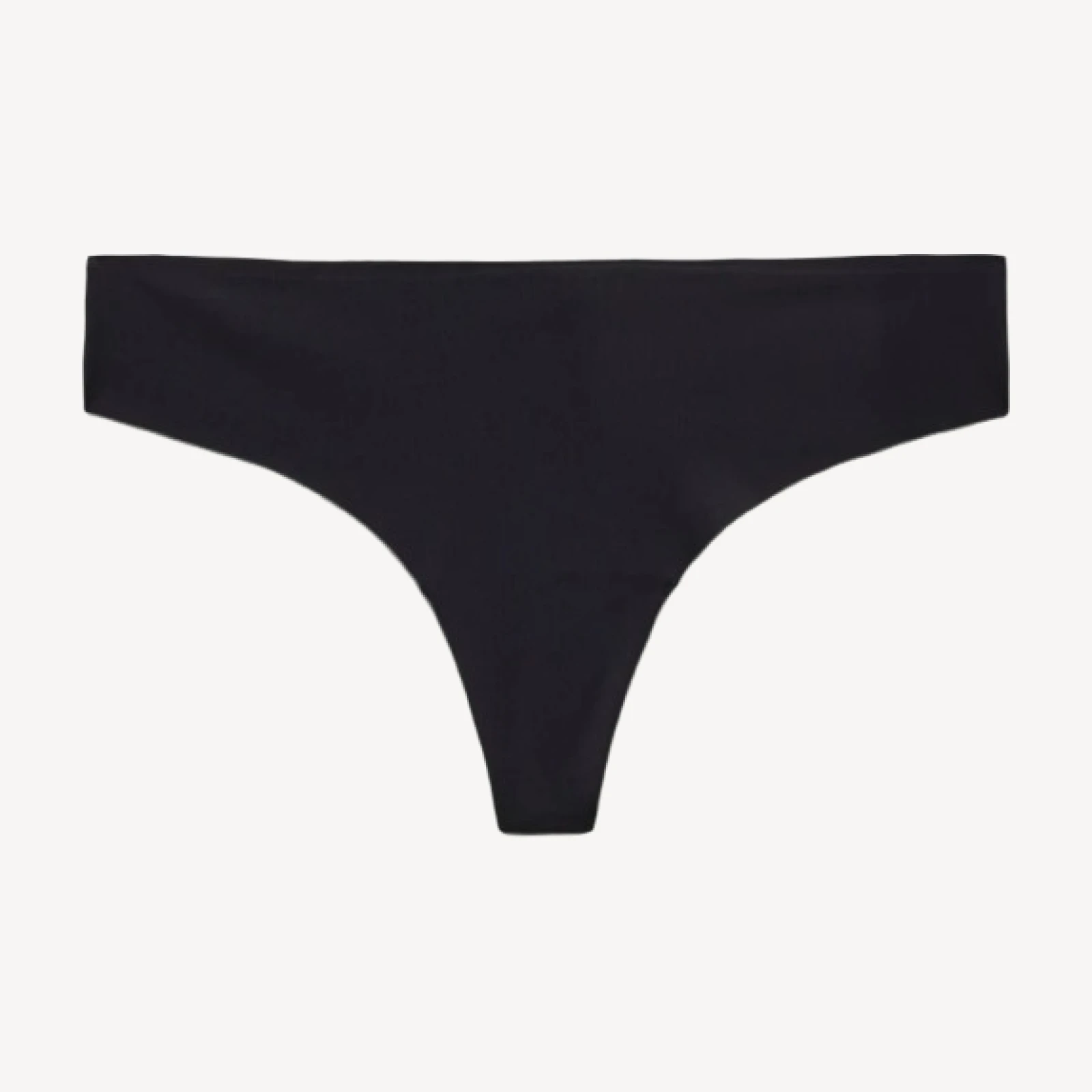 Black Sport Thong