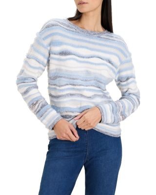 Nic+Zoe Odyssey Mix Drop Shoulder Sweater