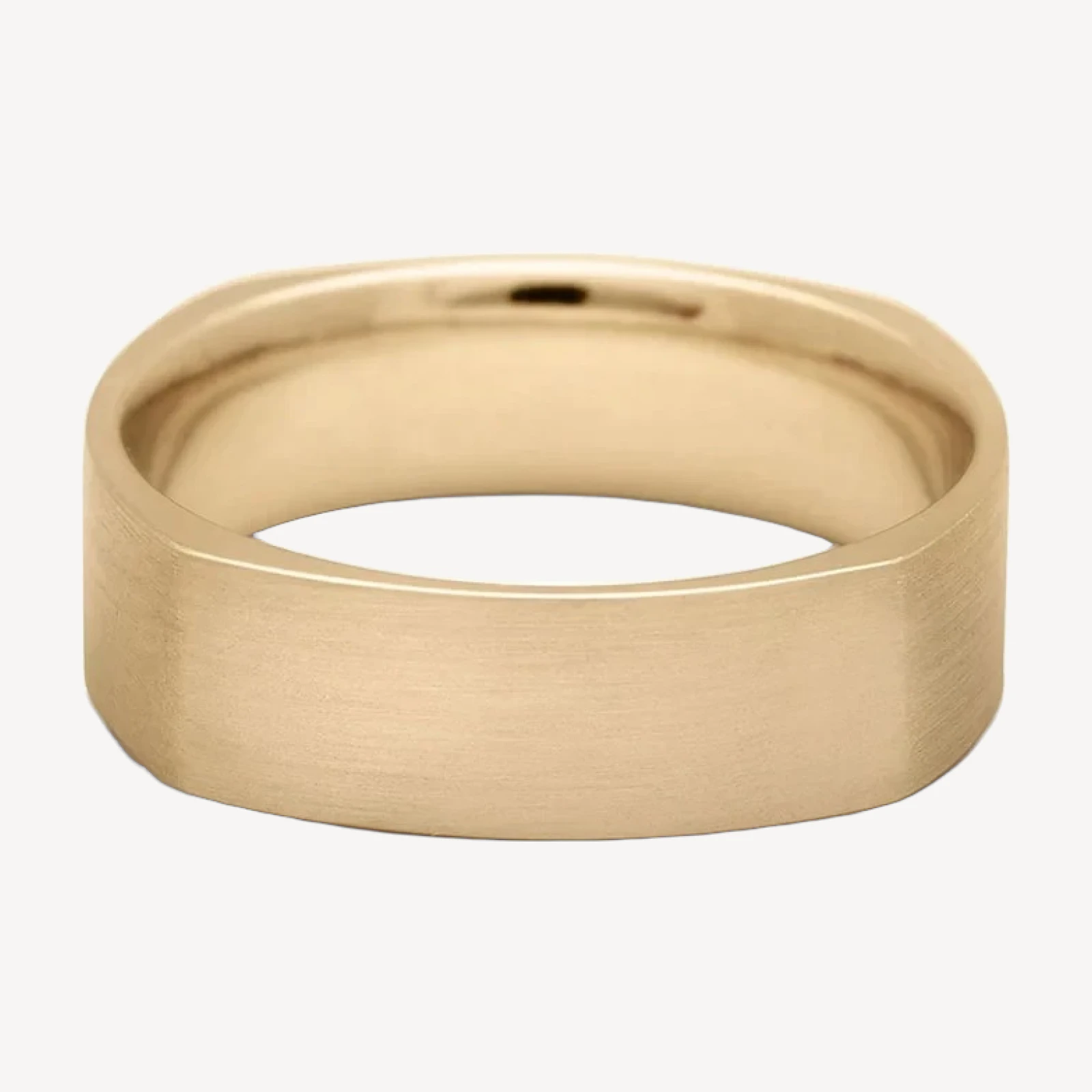 Soft Square Band - 14k Gold