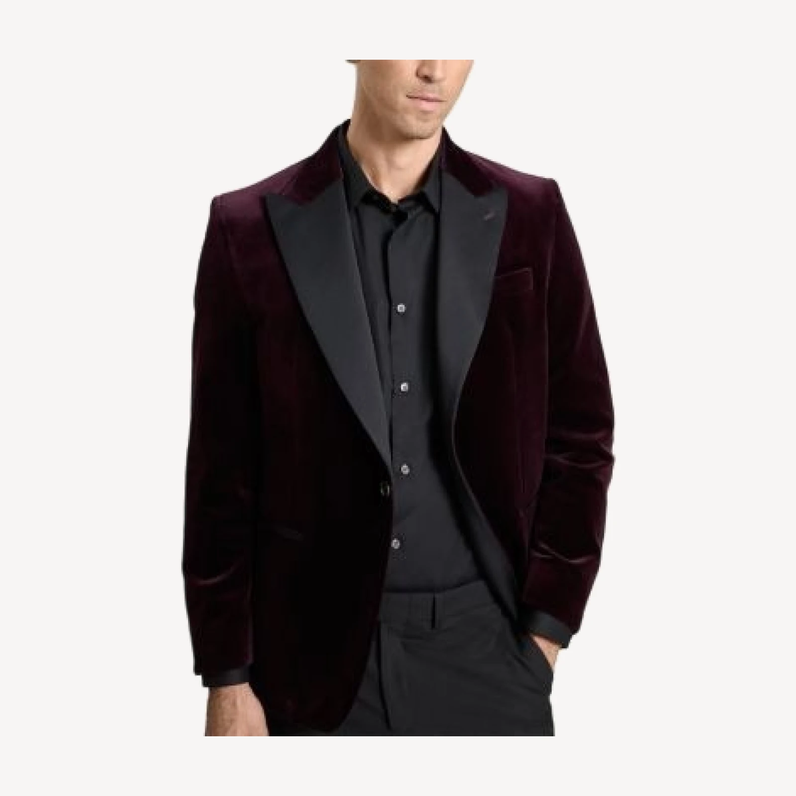 Ted Baker Webster Modern Velvet Jacket