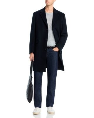 Vince Wool & Cashmere Flyfront Topcoat